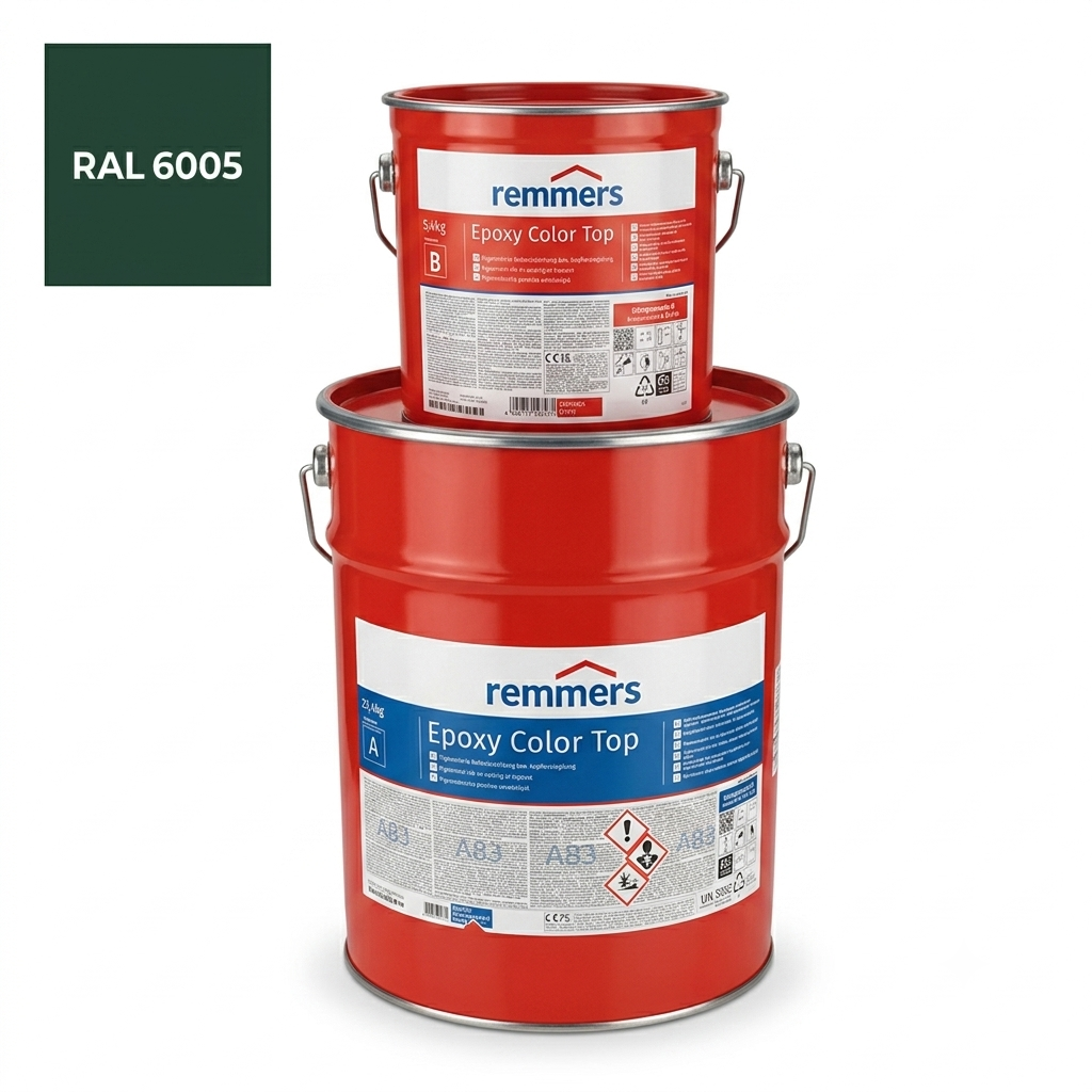Epoxy Color Top Sonder RAL 6005 30 kg Epoxidharz Beschichtung