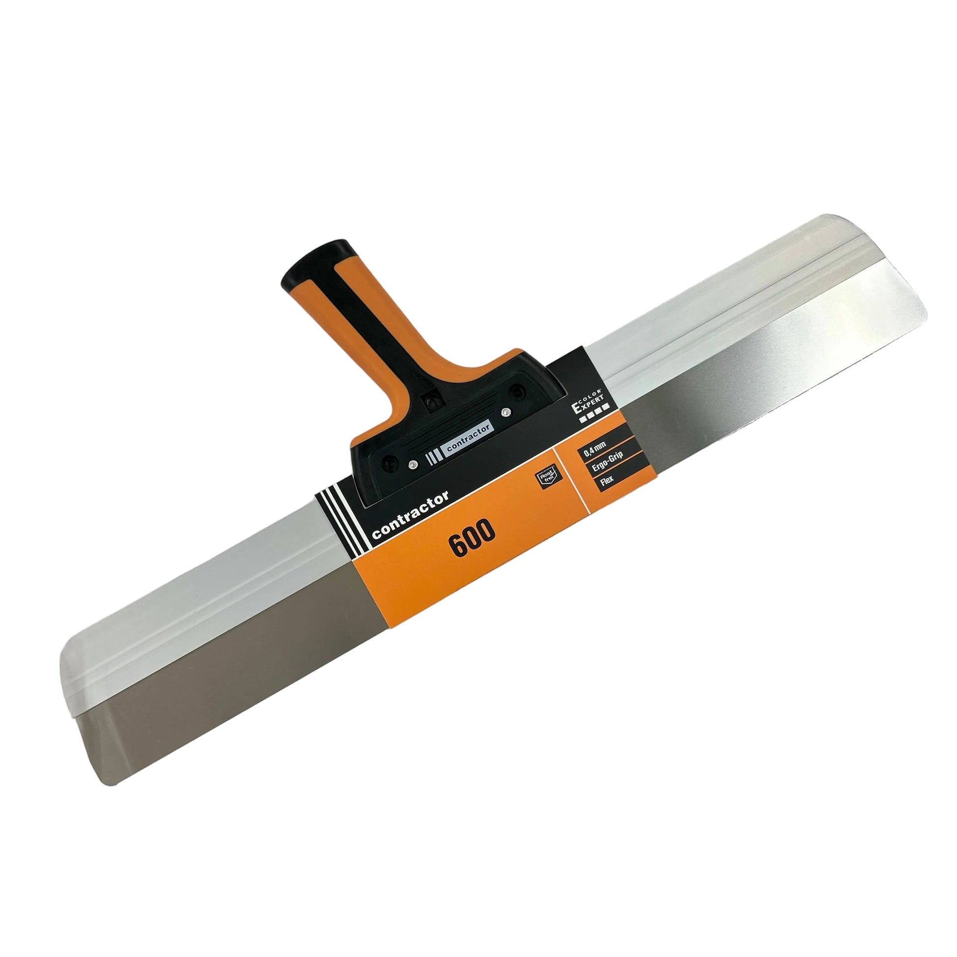 Fassadenspachtel 600 mm aus Edelstahl mit ergonomischem 3K-Griff