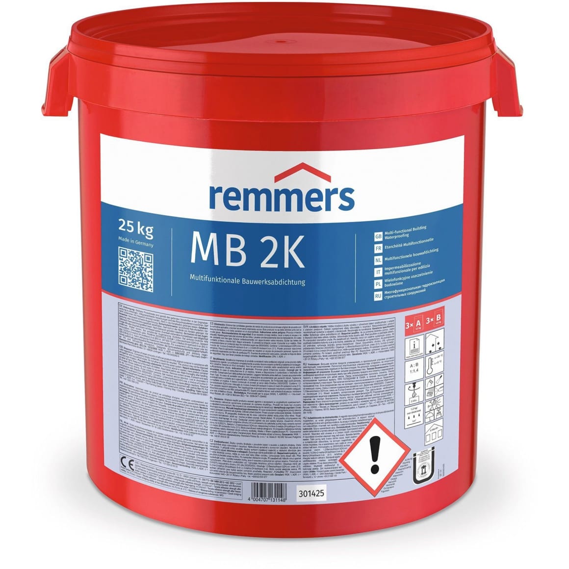 MB 2K Dichtungsschlämme 25 kg flexible Abdichtung