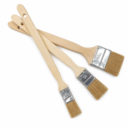 NaturalMixPRO Eckenpinsel mit Mixborste und Holzstiel