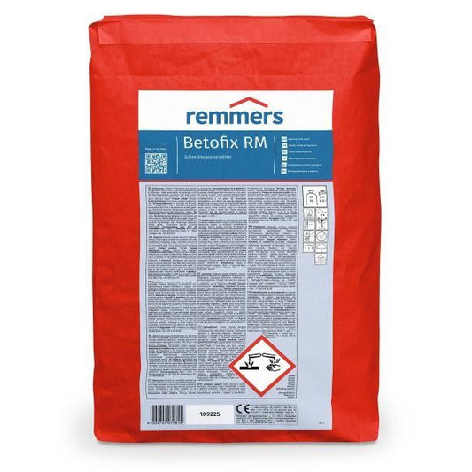 Remmers Betofix RM grau 25 kg PCC Schnellreparaturmörtel für Betoninstandsetzung