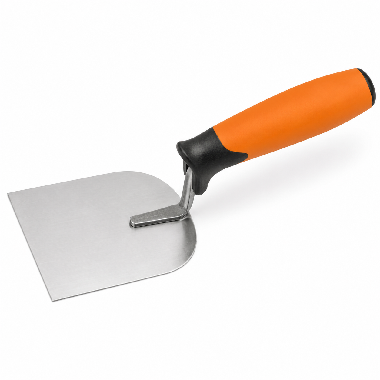 Stuckateur-Spachtel 80 mm aus Edelstahl mit 2K-Griff