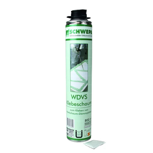 WDVS Klebeschaum 800 ml Schwepa Dämmplatten Kleber