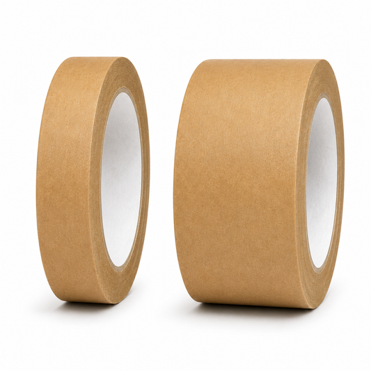 PROFI KREPP-Klebeband 60 °C mit Naturkautschuk-Kleber in Braun. Erhältlich in 29 mm und 48 mm × 50 m. Ideal für Malerarbeiten und Renovierung. Jetzt online bestellen.