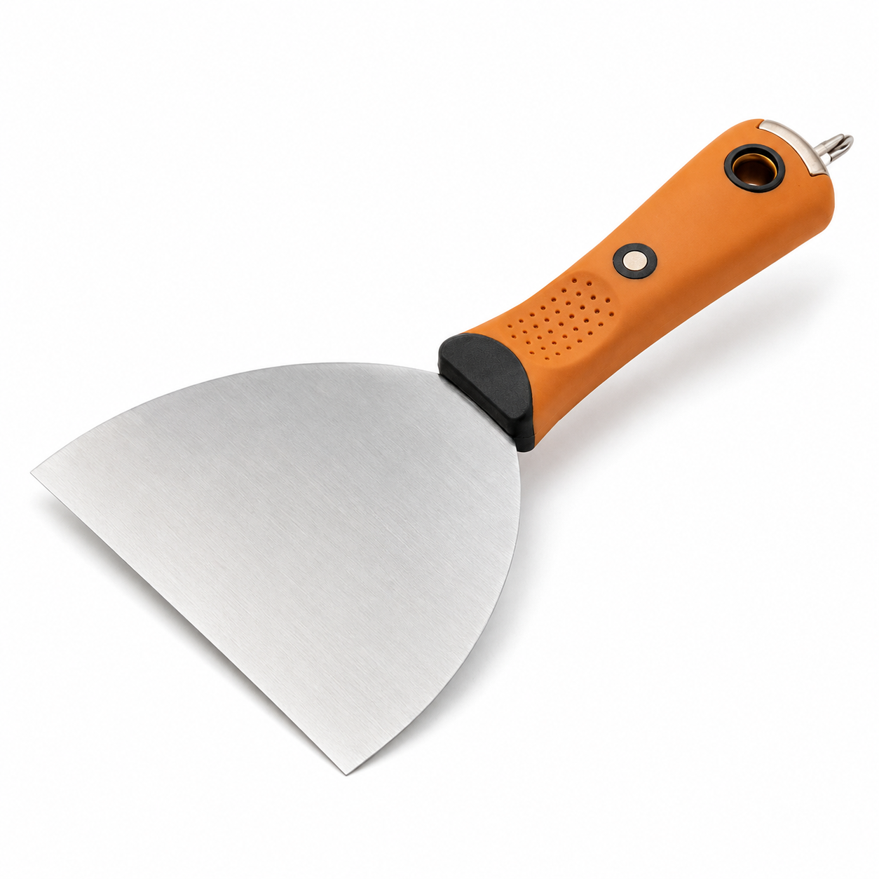 Trockenbauspachtel 150 mm mit flexiblem rostfreiem Blatt und 2K-Griff